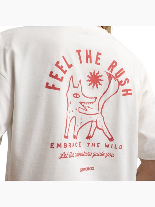 T-shirt larga de bikepacking para mulher - Kiabi