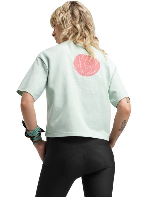 T-shirt larga de bikepacking para mulher - Kiabi