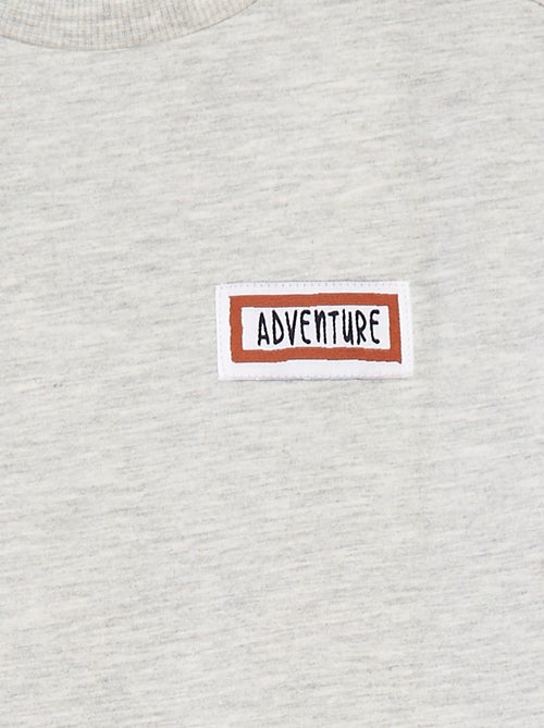 T-shirt larga de manga curta - Kiabi