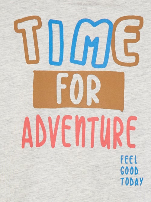 T-shirt larga de manga curta - Kiabi