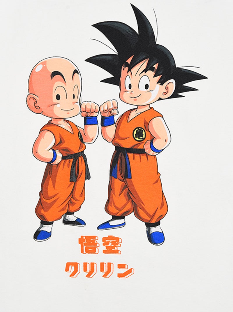 T-shirt larga 'Dragon Ball Z' Branco - Kiabi