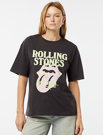 T-shirt larga estampada 'The Rolling Stones'
