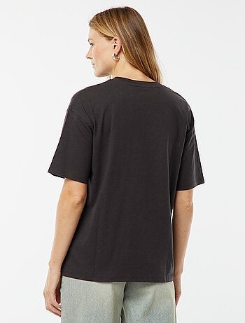 T-shirt larga estampada 'The Rolling Stones'