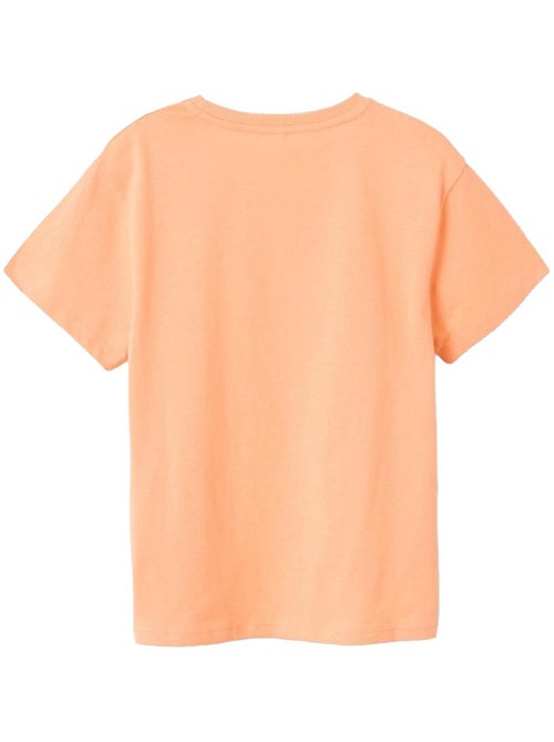 T-shirt Larga Laranja para Menina Name It - Kiabi T-shirt Larga Laranja para Menina Name It - Kiabi