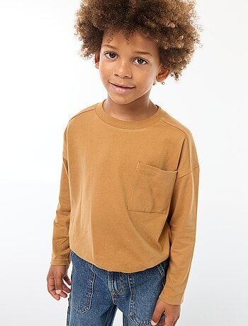 T-shirt larga lisa