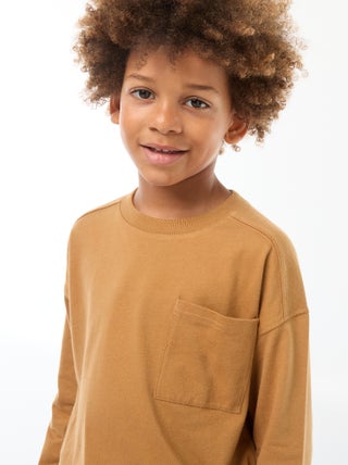 T-shirt larga lisa