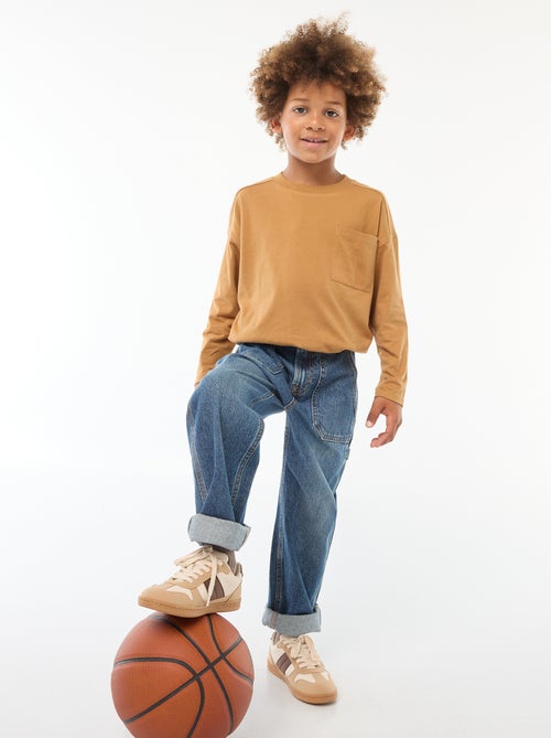 T-shirt larga lisa - Kiabi