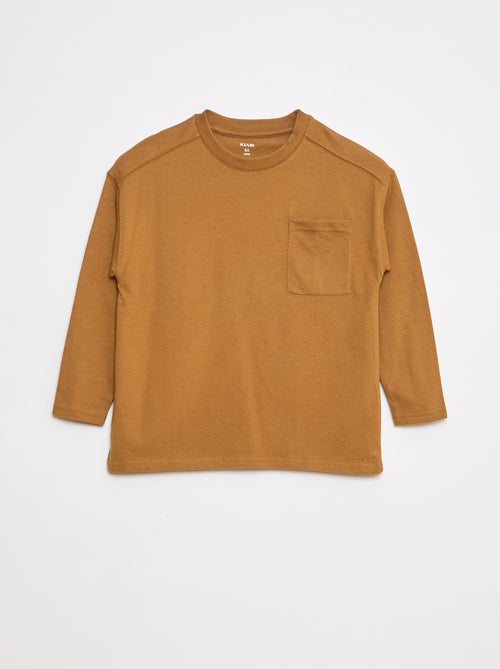 T-shirt larga lisa - Kiabi