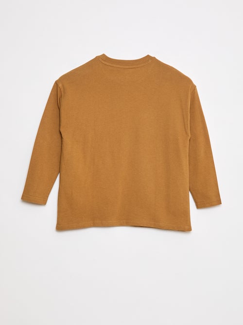 T-shirt larga lisa - Kiabi