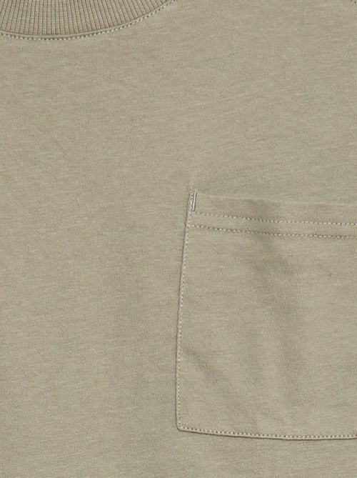 T-shirt larga lisa - Kiabi