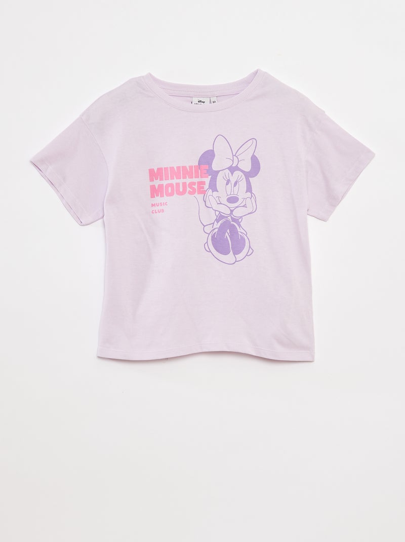 T-shirt larga 'Minnie' Violeta - Kiabi
