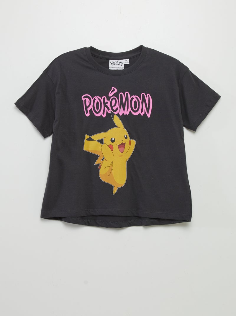 T-shirt larga 'Pikachu' PRETO - Kiabi