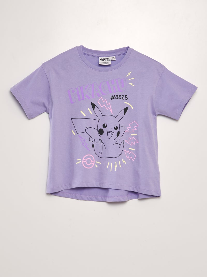 T-shirt larga 'Pikachu' VIOLETA - Kiabi