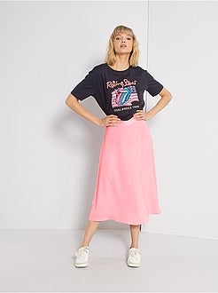 T-shirt larga 'Rolling Stones' - Kiabi