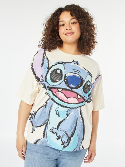 T-shirt larga 'Stitch' - Kiabi