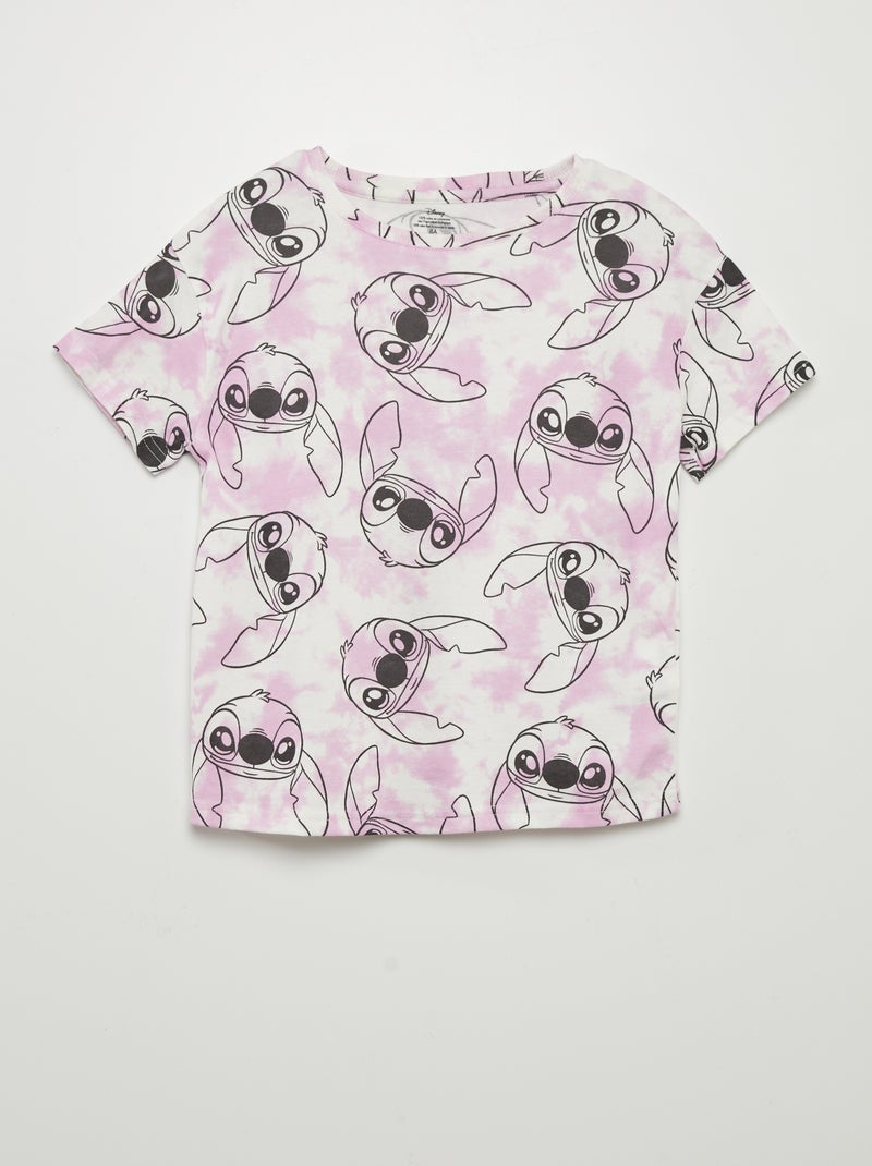 T-shirt larga 'Stitch' VIOLETA - Kiabi