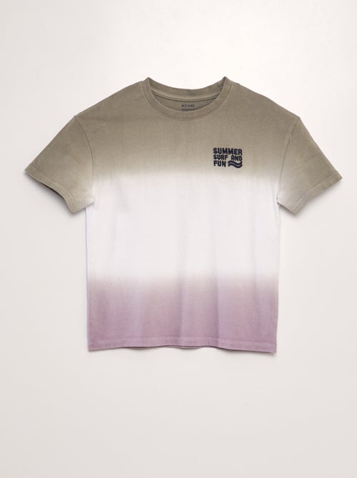 T-shirt larga tie and dye - Kiabi