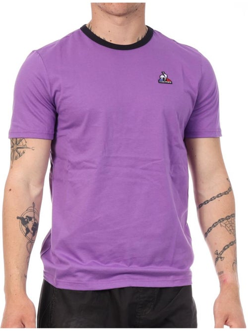 T-Shirt Le Coq Sportif Chive Violeta para Homem - Kiabi T-Shirt Le Coq Sportif Chive Violeta para Homem - Kiabi