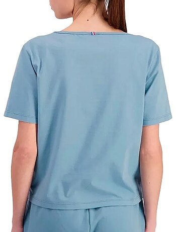 T-shirt Le Coq Sportif Ess Azul para Mulher