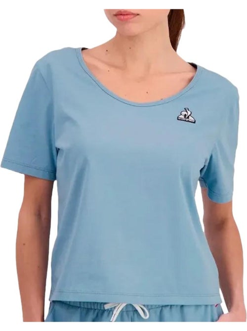T-shirt Le Coq Sportif Ess Azul para Mulher - Kiabi