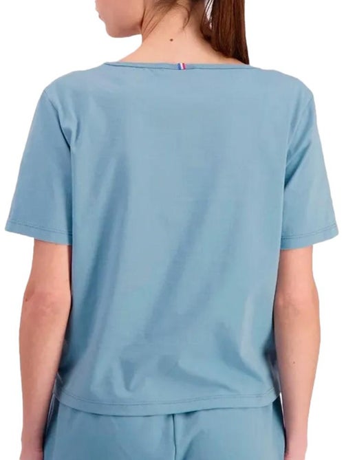 T-shirt Le Coq Sportif Ess Azul para Mulher - Kiabi