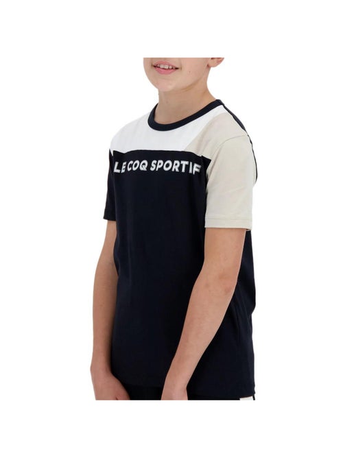T-Shirt Le Coq Sportif Gráfico Branco/Preto para Rapaz - Kiabi T-Shirt Le Coq Sportif Gráfico Branco/Preto para Rapaz - Kiabi