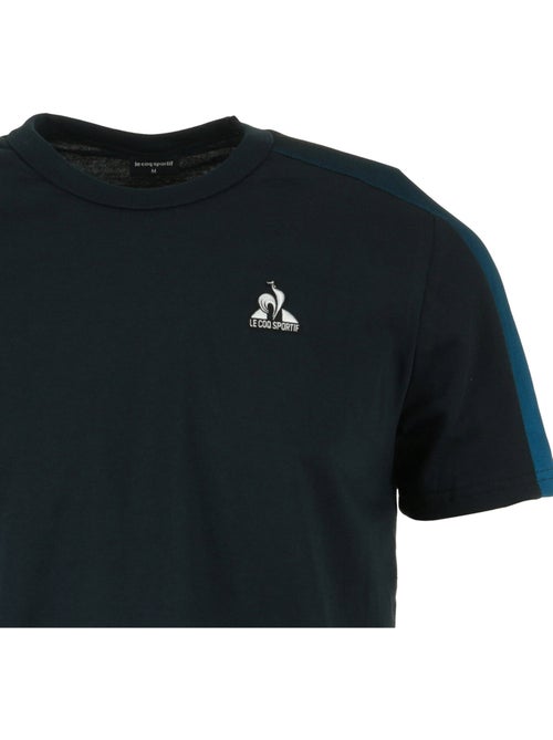 T-Shirt Le Coq Sportif Heritage para Homem Azul Marinho - Kiabi