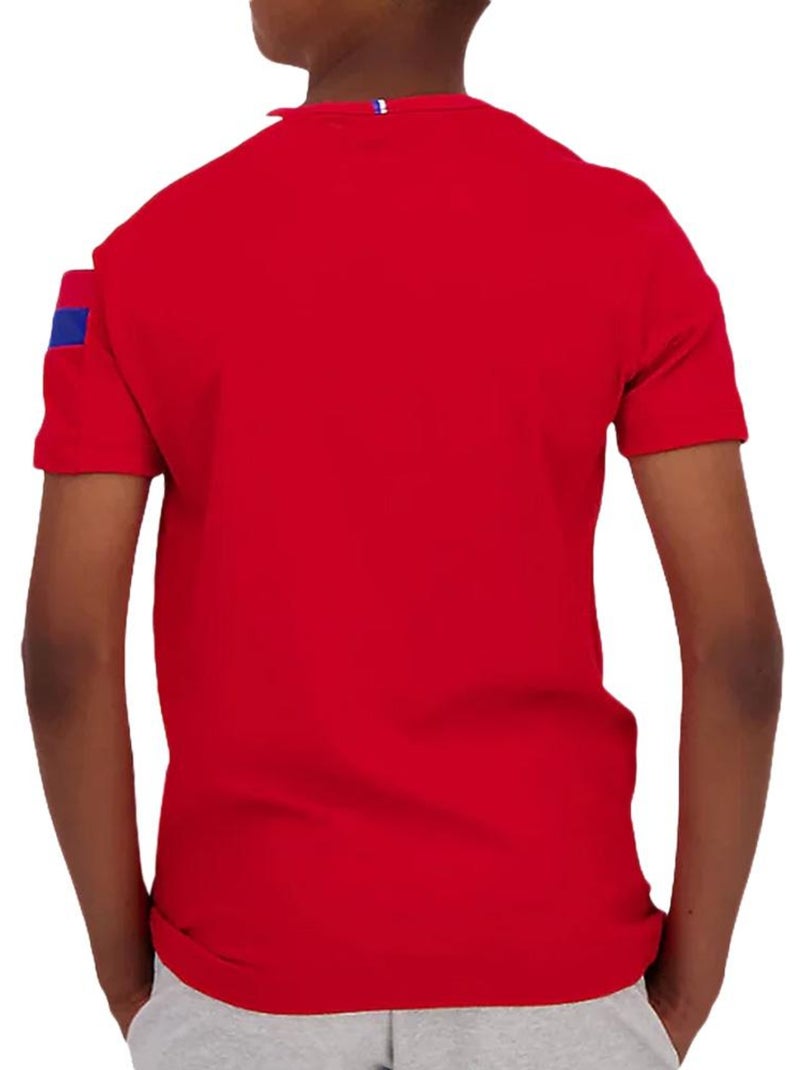 T-Shirt Le Coq Sportif Mini Vermelha para Menino Vermelho - Kiabi
