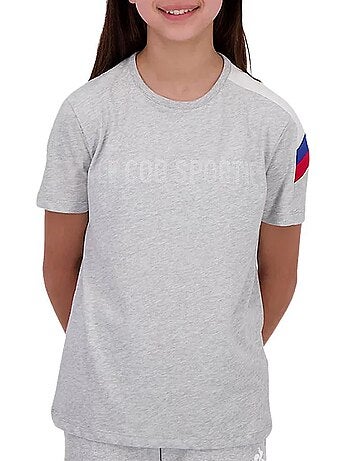 T-Shirt Le Coq Sportif N°1 Cinzento para Menina