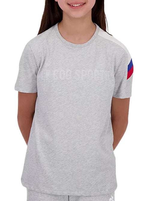 T-shirt le coq sportif n°1 cinzento para menina - Kiabi T-shirt le coq sportif n°1 cinzento para menina - Kiabi