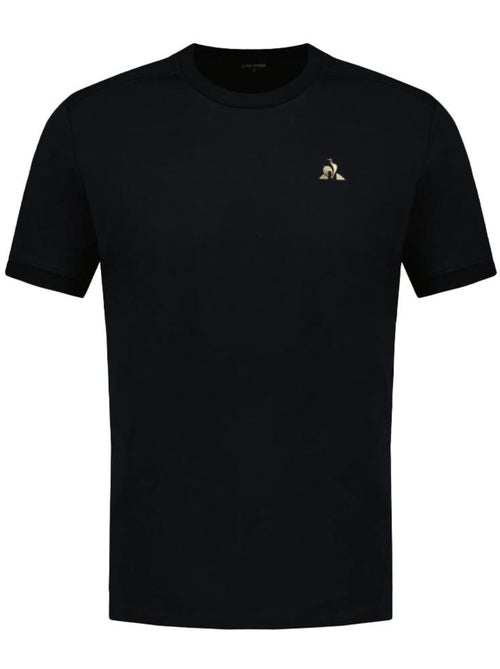 T-Shirt Le Coq Sportif N°1 D'or Preto para Homem - Kiabi