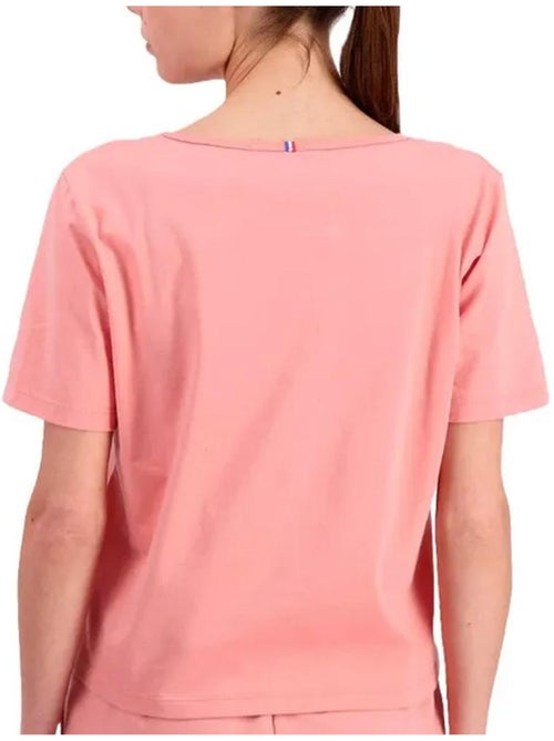 T-shirt Le Coq Sportif N°1 Rosette para Mulher Rosa - Kiabi T-shirt Le Coq Sportif N°1 Rosette para Mulher Rosa - Kiabi