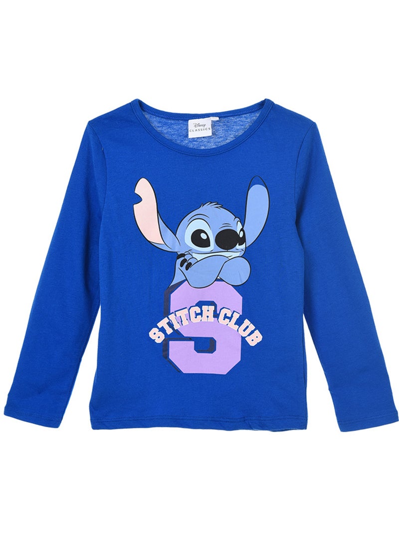 T-shirt lilo & stitch azul menina | licença oficial Azul - Kiabi