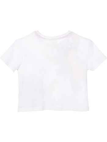 T-shirt lilo & stitch branco menina | licença oficial