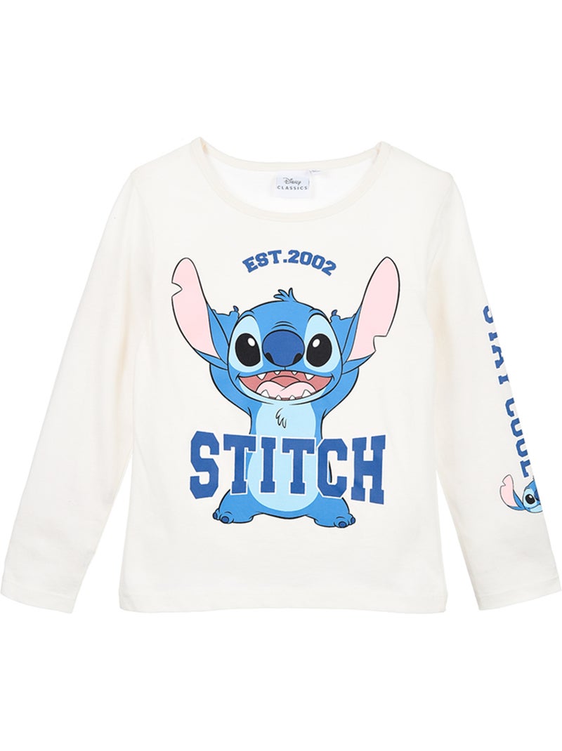 T-shirt lilo & stitch branco menina | licença oficial Branco - Kiabi