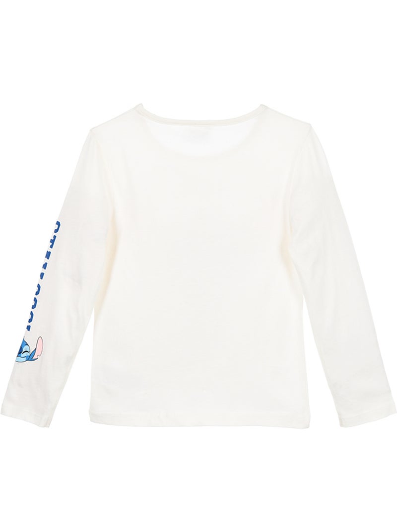 T-shirt lilo & stitch branco menina | licença oficial Branco - Kiabi