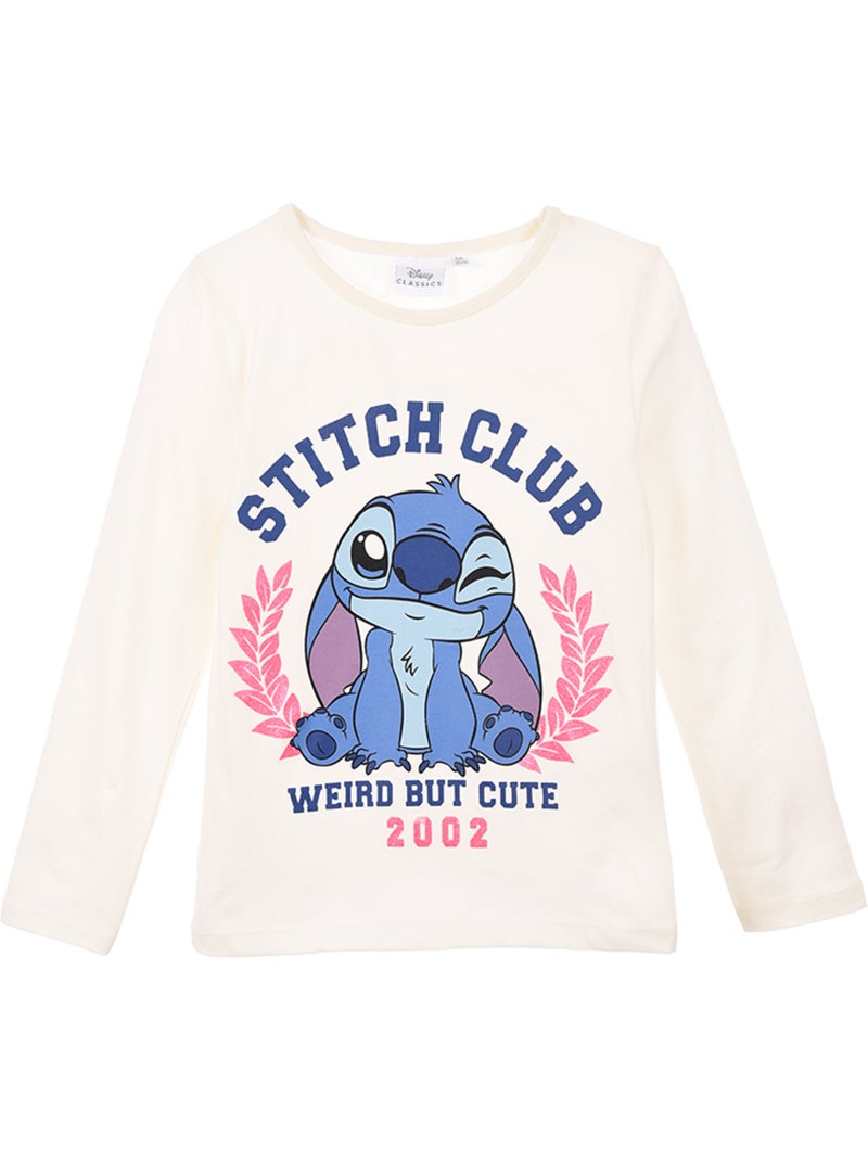 T-shirt lilo & stitch branco menina | licença oficial Branco - Kiabi