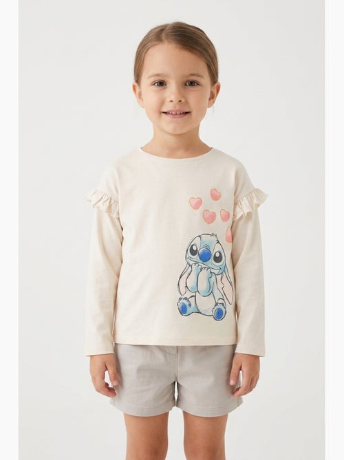 T-shirt lilo & stitch branco menina | licença oficial - Kiabi T-shirt lilo & stitch branco menina | licença oficial - Kiabi