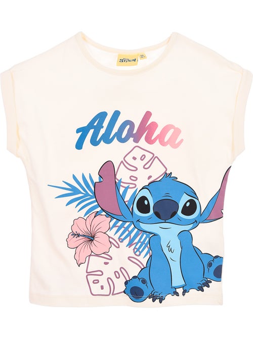 T-shirt lilo & stitch branco menina | licença oficial - Kiabi T-shirt lilo & stitch branco menina | licença oficial - Kiabi
