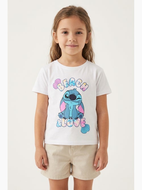T-shirt lilo & stitch branco menina | licença oficial - Kiabi T-shirt lilo & stitch branco menina | licença oficial - Kiabi