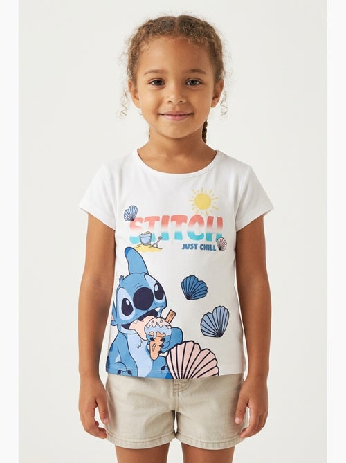 T-shirt lilo & stitch branco menina | licença oficial - Kiabi T-shirt lilo & stitch branco menina | licença oficial - Kiabi