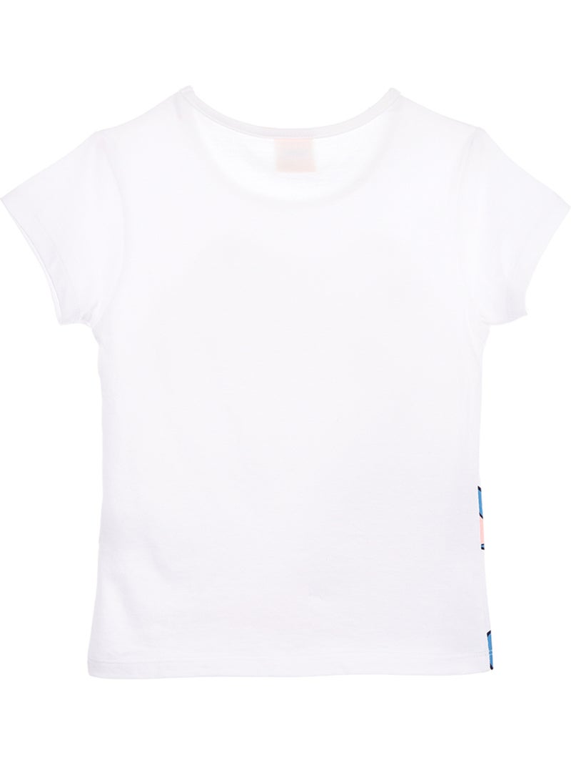 T-shirt lilo & stitch branco menina | licença oficial Branco - Kiabi