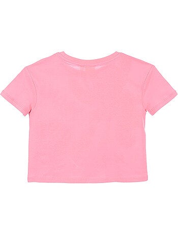 T-shirt lilo & stitch rosa menina | licença oficial