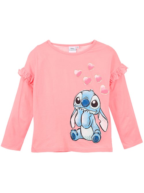 T-shirt lilo & stitch rosa menina | licença oficial - Kiabi T-shirt lilo & stitch rosa menina | licença oficial - Kiabi