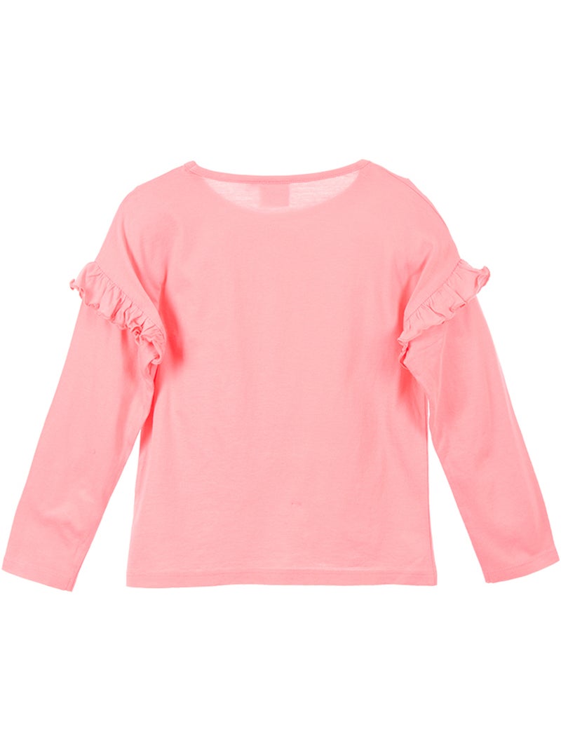 T-shirt lilo & stitch rosa menina | licença oficial Rosa - Kiabi