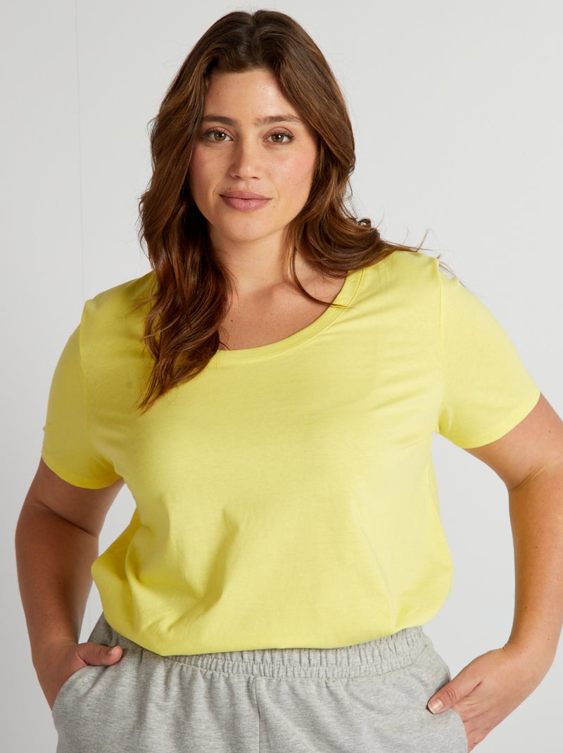 T-shirt lisa AMARELO - Kiabi