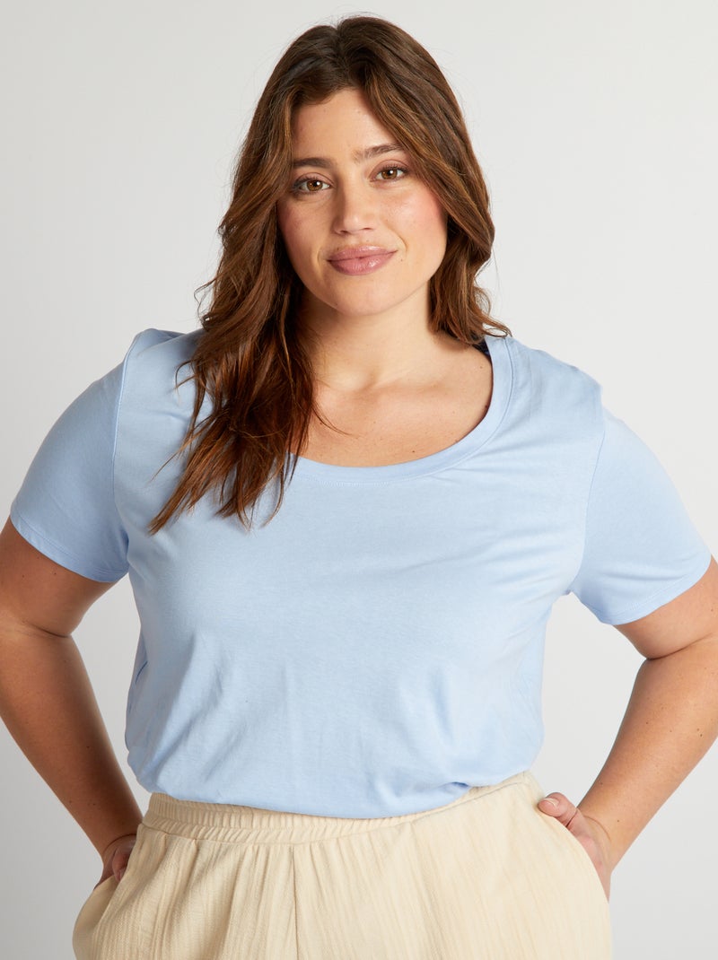 T-shirt lisa AZUL - Kiabi