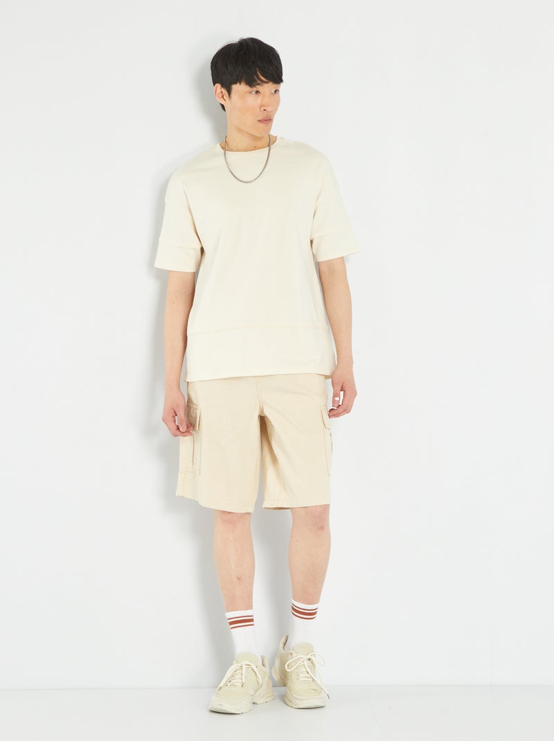 T-shirt lisa BEGE - Kiabi