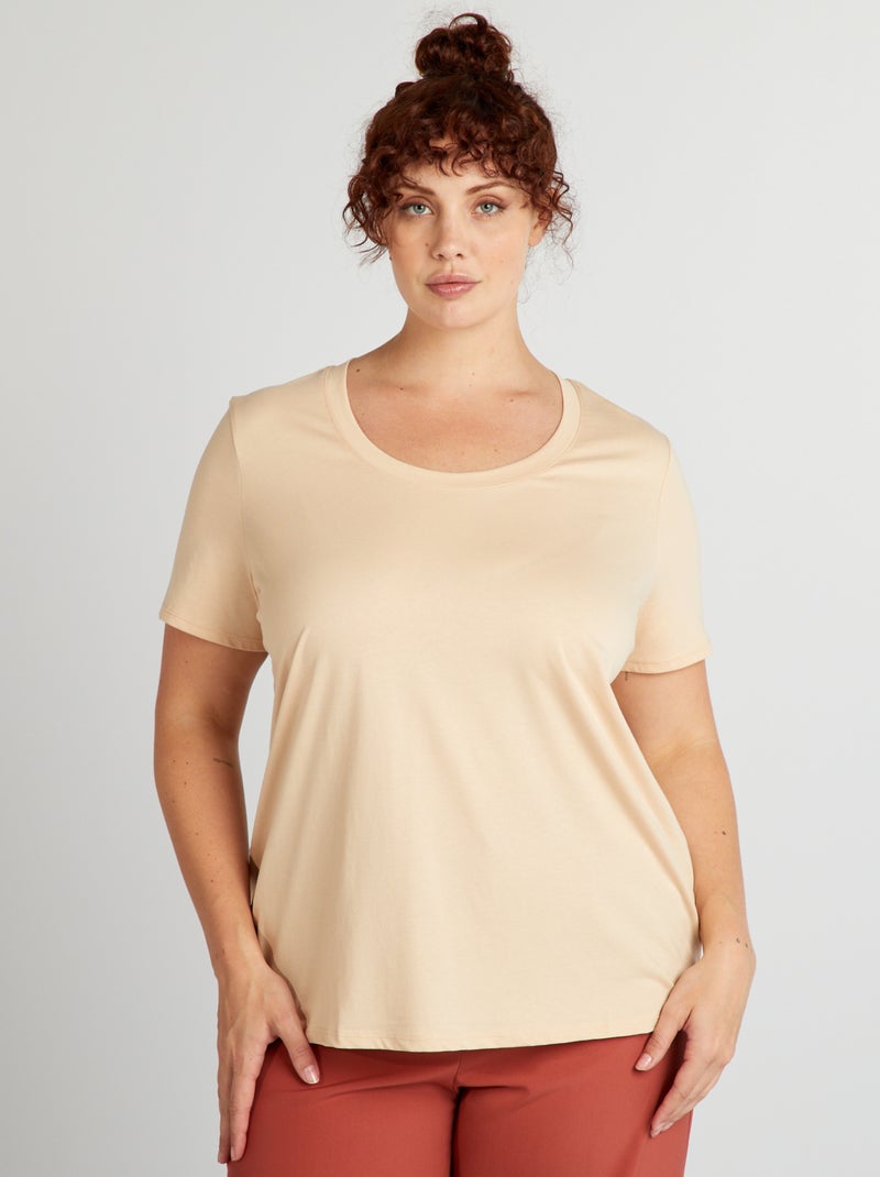 T-shirt lisa BEGE - Kiabi