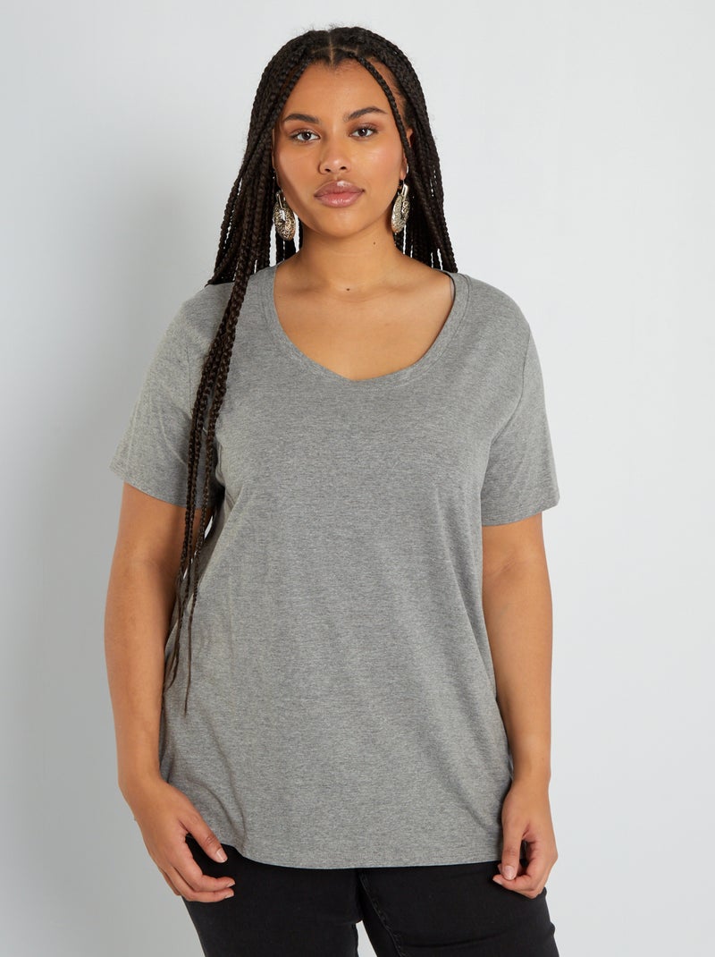T-shirt lisa CINZA - Kiabi